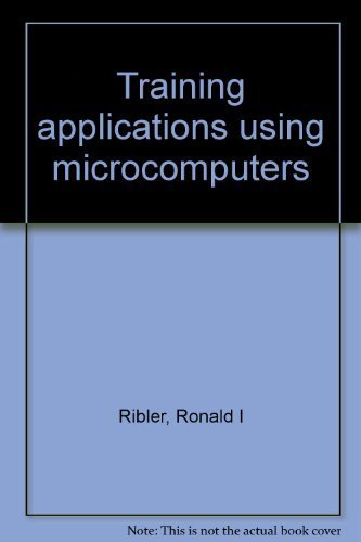 Stock image for Training applications using microcomputers for sale by Mispah books