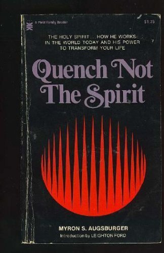 Imagen de archivo de Quench not the spirit a la venta por Wonder Book