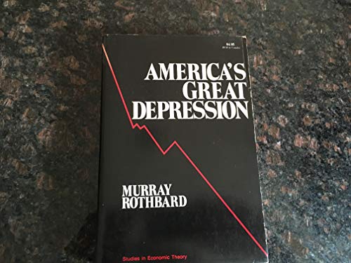 Imagen de archivo de America's Great Depression a la venta por ThriftBooks-Dallas