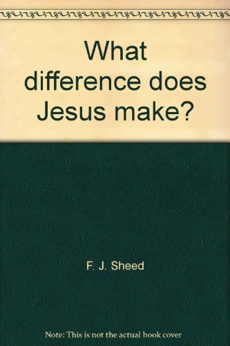 9780836213294: What difference does Jesus make?