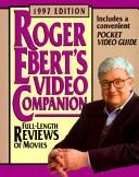 Roger Ebert's Video Companion 1997 (Roger Ebert's Movie Yearbook) (9780836221527) by Ebert, Roger