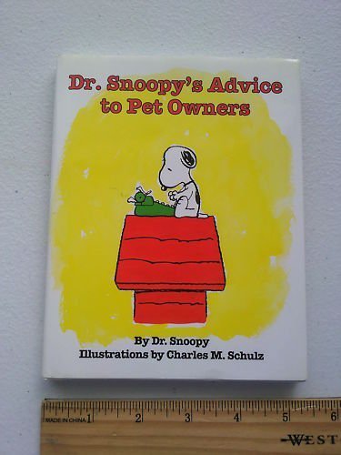 9780836247121: Dr. Snoopy's Advice to Pet Owners