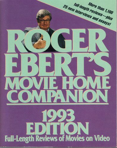 Beispielbild fr Roger Eberts Movie Home Companion zum Verkauf von Zoom Books Company