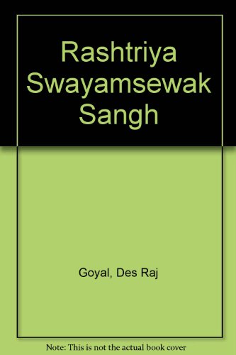 9780836405668: Rashtriya Swayamsewak Sangh