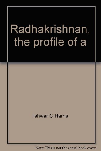 Stock image for Radhakrishnan, the profile of a[n] universalist for sale by Redux Books