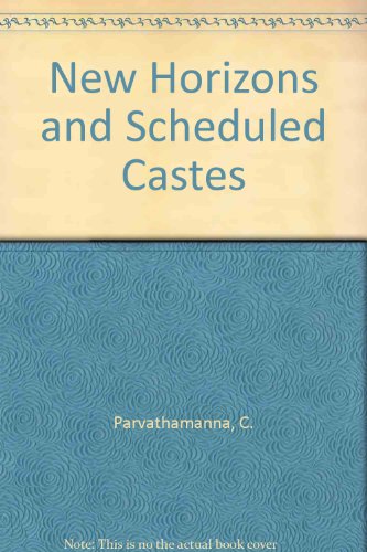Stock image for New Horizons and Scheduled Castes for sale by Plum Books