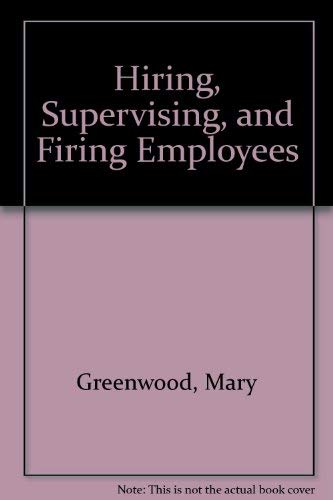 9780836600230: Hiring, Supervising, and Firing Employees