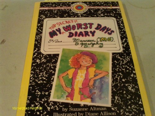 Imagen de archivo de My Worst Days Diary a la venta por Better World Books: West