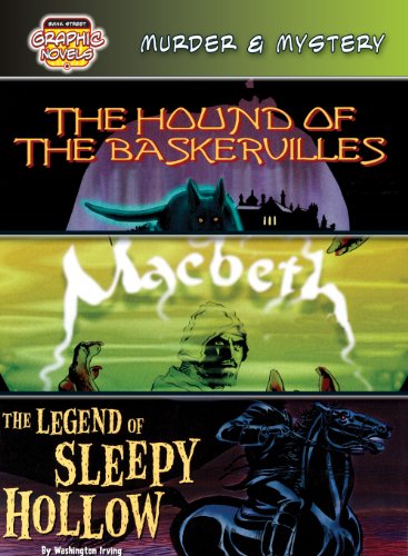Stock image for Murder & Mystery: The Hound of the Baskervilles/Macbeth/The Legend of Sleepy Hollow (Bank Street Graphic Novels) for sale by Ergodebooks