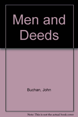 Imagen de archivo de Men and Deeds a la venta por Better World Books