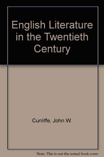 9780836903553: English Literature in the Twentieth Century