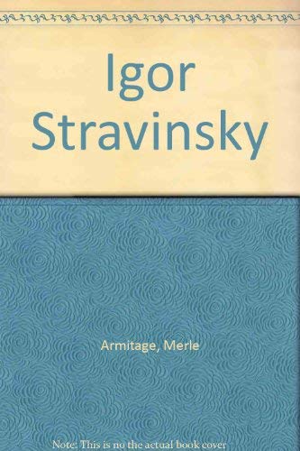 Stravinsky. A Merle Armitage Book.