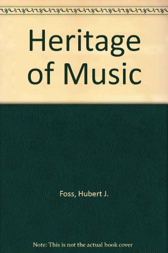 Imagen de archivo de The Heritage of Music, Second Series a la venta por Better World Books