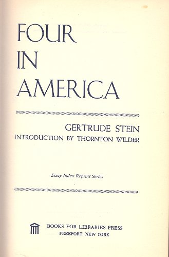 Stock image for Four in America for sale by Better World Books