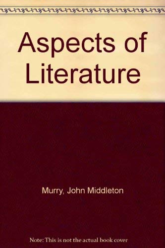 Stock image for Aspects of Literature for sale by Irish Booksellers