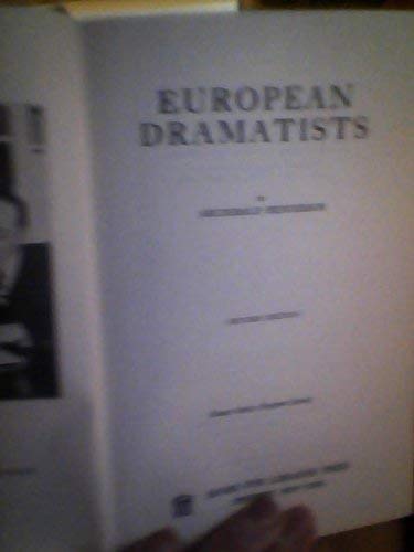 Stock image for European Dramatists for sale by Bookmarc's