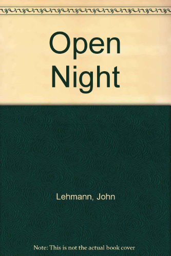 Stock image for Open Night (Essay index reprint series) for sale by Alplaus Books