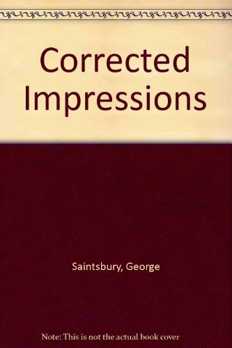 Imagen de archivo de Corrected Impressions (Essay index reprint series) a la venta por Redux Books