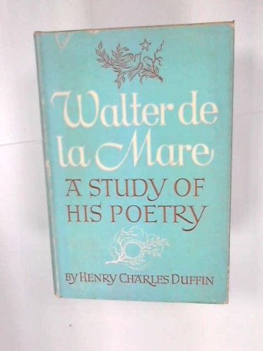 Stock image for Walter De La Mare, a Study of His Poetry for sale by Better World Books