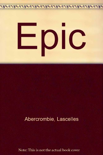 Epic (Select bibliographies reprint series) - Lascelles Abercrombie