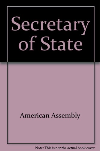 Stock image for The Secretary of State for sale by Zubal-Books, Since 1961