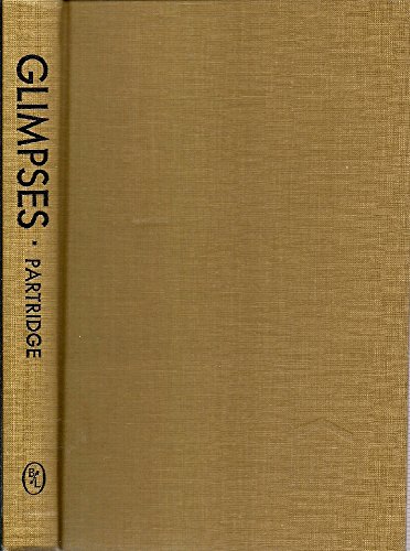 Stock image for Glimpses; The Morning Was Shining (2 volumes) for sale by Keoghs Books