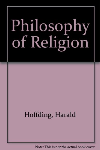 Stock image for Philosophy of Religion for sale by Irish Booksellers