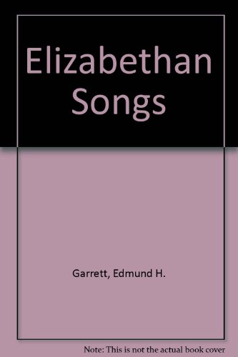 Imagen de archivo de Elizabethan Songs a la venta por Irish Booksellers