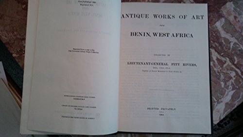 Stock image for Antique Works of Art from Benin, West Africa for sale by Better World Books: West