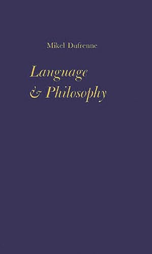 Stock image for Language and Philosophy: for sale by HPB-Red