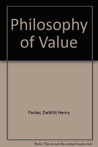 9780837106076: The Philosophy of Value