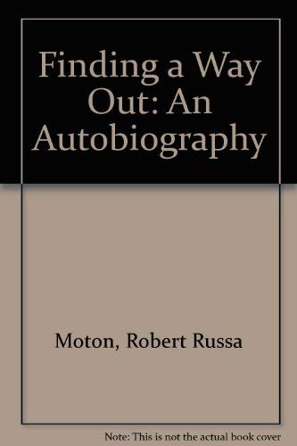 Imagen de archivo de Finding a way out;: An autobiography a la venta por Midtown Scholar Bookstore