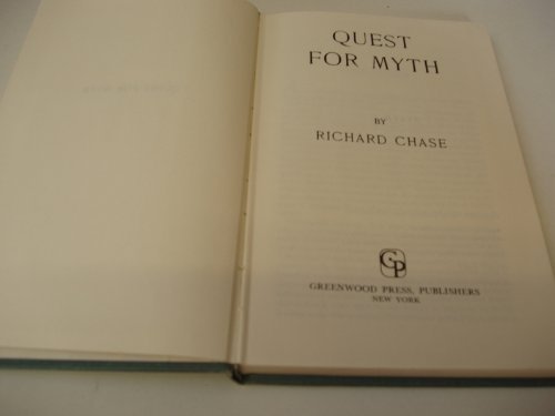 Stock image for Quest for Myth for sale by Ergodebooks