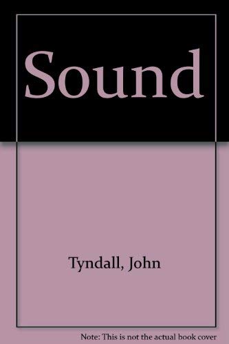 Sound (9780837122557) by Tyndall, John