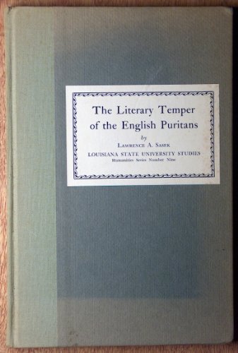 Stock image for The Literary Temper of the English Puritans for sale by Bookmarc's