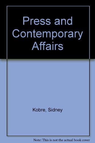 9780837125268: Press and contemporary affairs