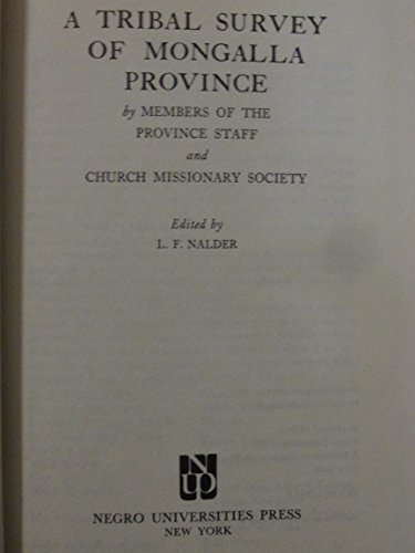 9780837128627: A Tribal Survey of Mongalla Province