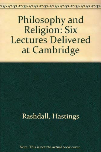 Beispielbild fr Philosophy And Religion: Six Lectures Delivered At Cambridge zum Verkauf von Powell's Bookstores Chicago, ABAA