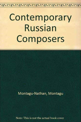 Imagen de archivo de Contemporary Russian Composers a la venta por Ridge Road Sight And Sound