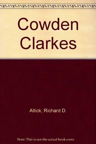 The Cowden Clarkes, (9780837153384) by Altick, Richard Daniel