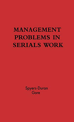 Stock image for Management Problems in Serials Work: Proceedings for sale by Revaluation Books