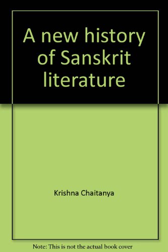 9780837178998: A new history of Sanskrit literature