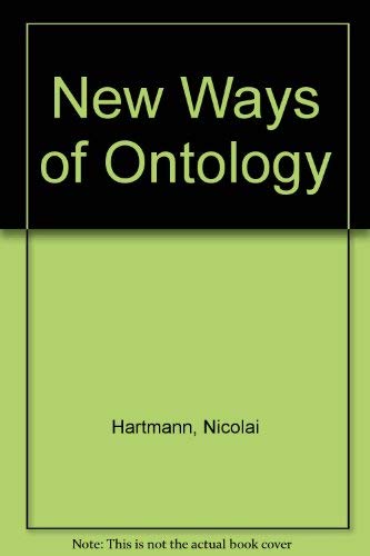 Imagen de archivo de New Ways of Ontology. a la venta por Alplaus Books