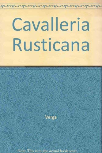 9780837181059: Cavalleria Rusticana