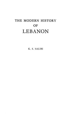 Beispielbild fr The Modern History of Lebanon zum Verkauf von Better World Books