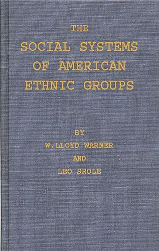 9780837185026: The Social Systems Of American Ethnic Groups