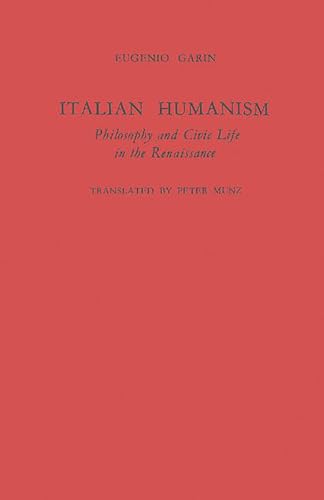 9780837185781: Italian Humanism