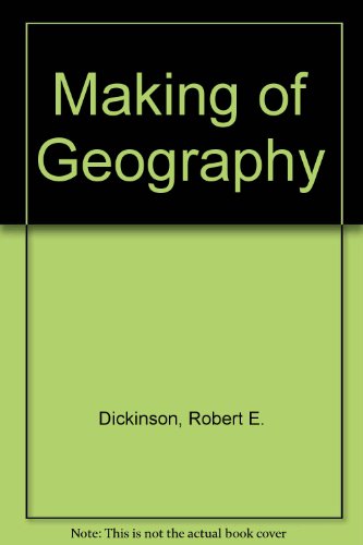 Beispielbild fr Making of Geography zum Verkauf von Montana Book Company