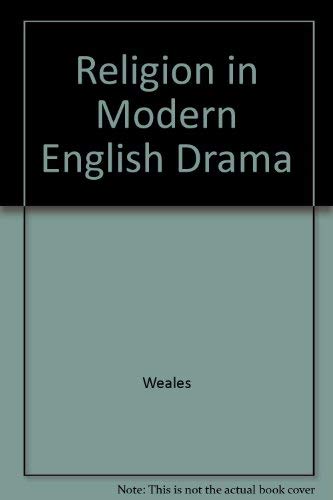 Stock image for Religion in Modern English Drama for sale by Irish Booksellers