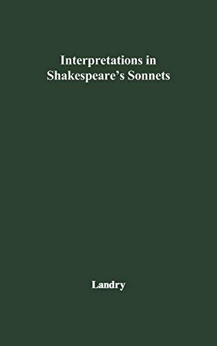 Beispielbild fr Interpretations in Shakespeare's Sonnets zum Verkauf von Better World Books